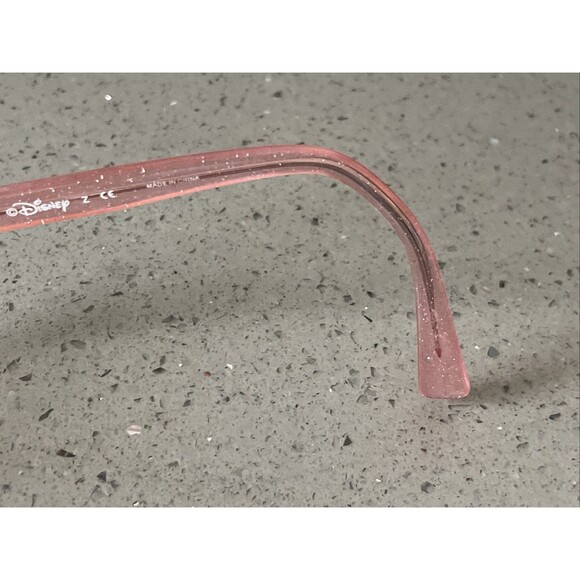 Disney Kids Eyeglasses Frames ONLY 3E 1443 Purple Pink Glitter Sparkle 48-13-130 - Picture 6 of 12